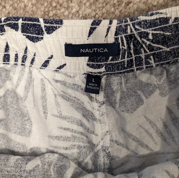 Nautica Ladies' Linen Blend Pull-on Short - Picture 3 of 5